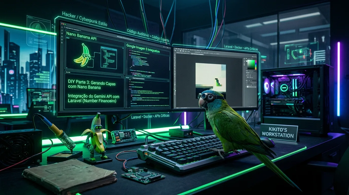 DIY parte 3: Agora geramos nossas capas com nano banana!