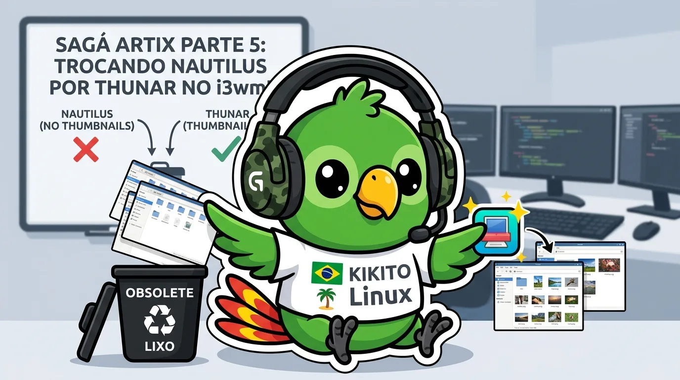 Saga Artix parte 5: Sai Nautilus entra Thunar